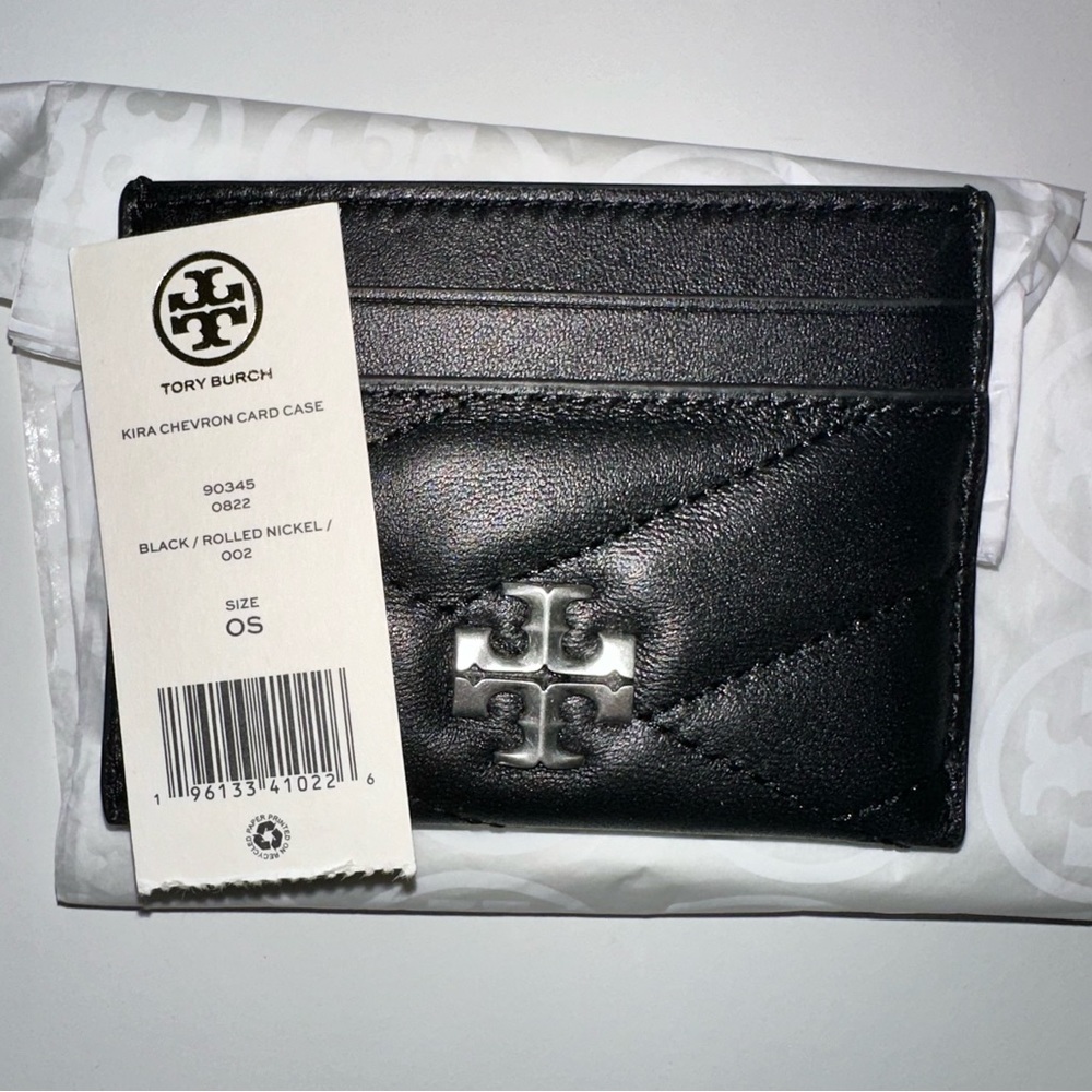 Tory Burch Kira Chevron Card Case